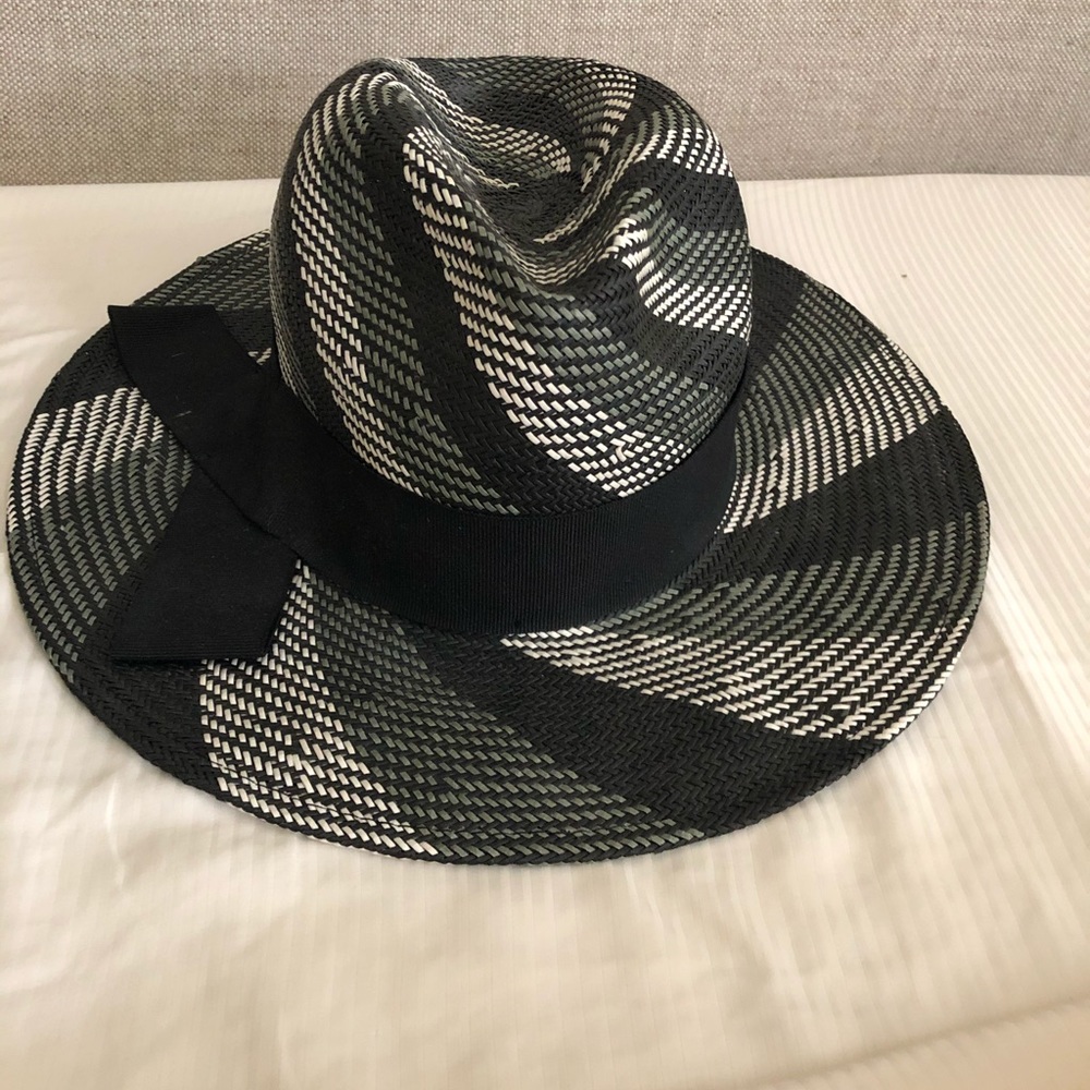 Anthropologie Monochrome Striped Hat